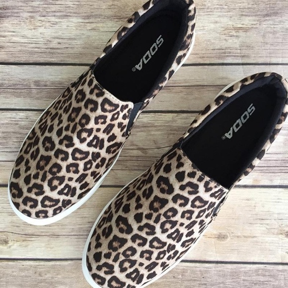 Brand New Leopard Slip Ons - Picture 2 of 4